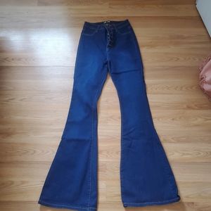 Flair bottom jeans s/m